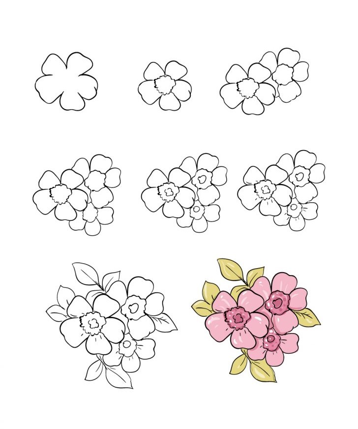 Kirsikankukkien idea (18) piirustus
