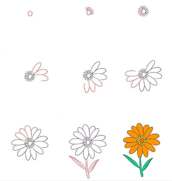 Kukka-idea (55) piirustus