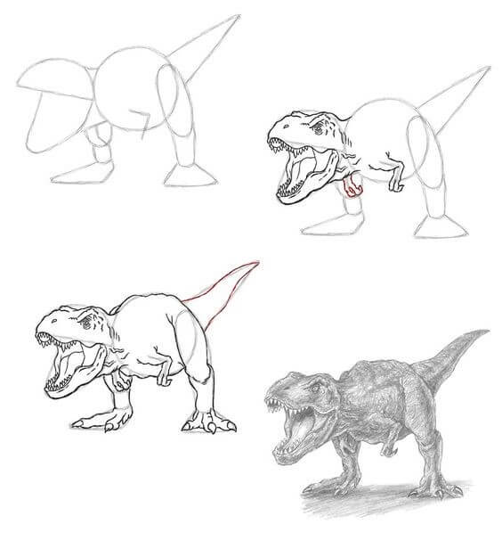 T-Rex idea (15) piirustus