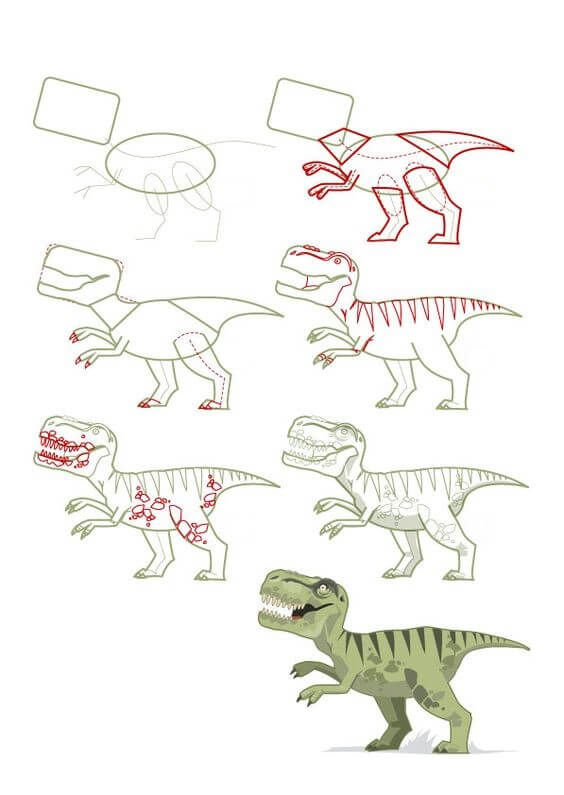 T-Rex idea (18) piirustus