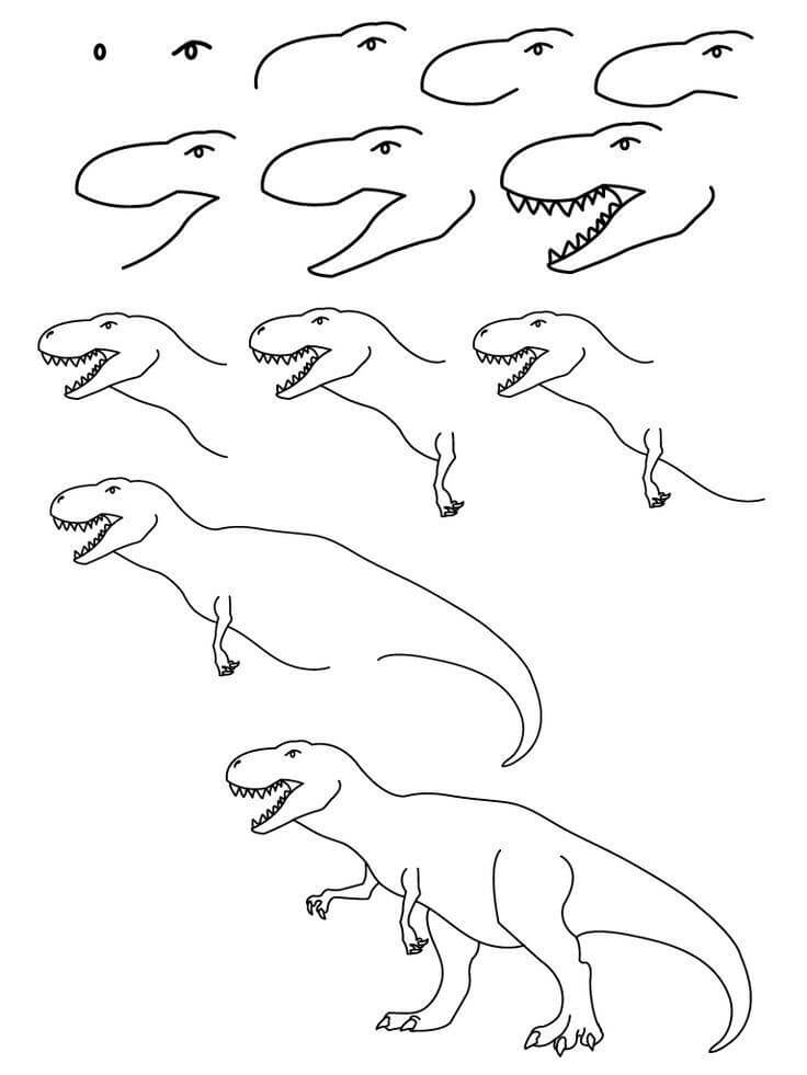 T-Rex idea (4) piirustus