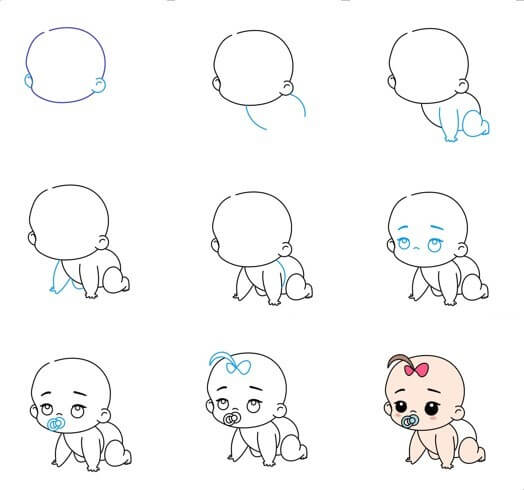 Vauvan idea (12) piirustus