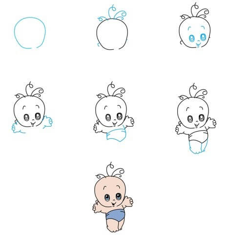 Vauvan idea (15) piirustus