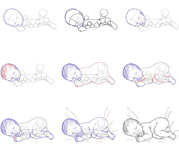 Vauvan idea (18) piirustus