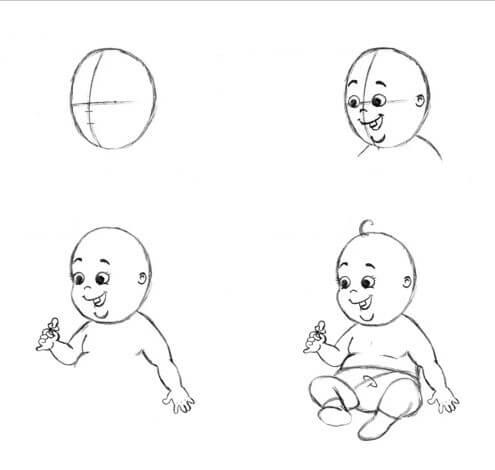 Vauvan idea (20) piirustus