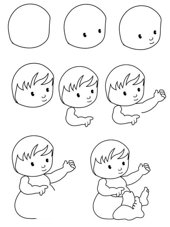 Vauvan idea (4) piirustus