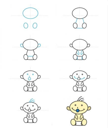 Vauvan idea (7) piirustus