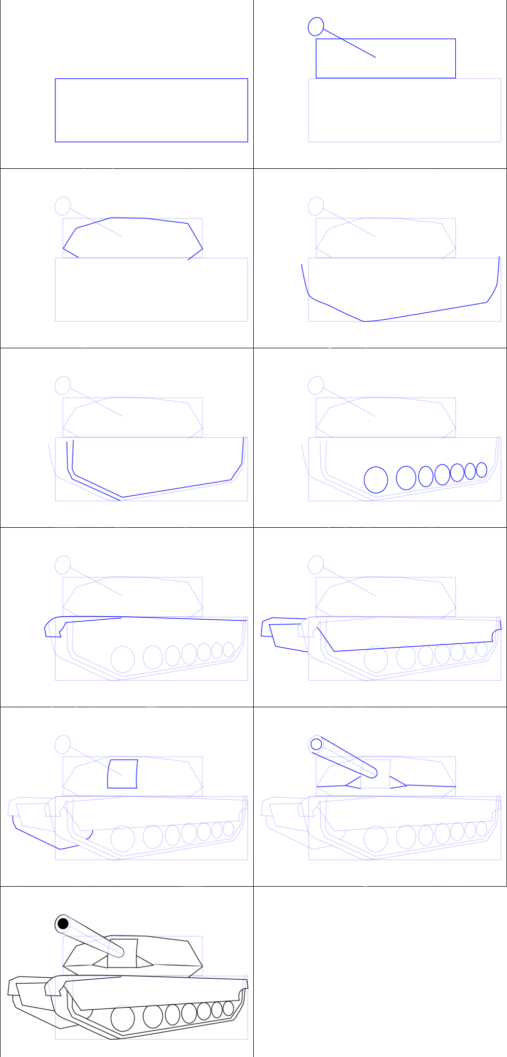 Yksinkertaisen säiliön piirtäminen (2) piirustus