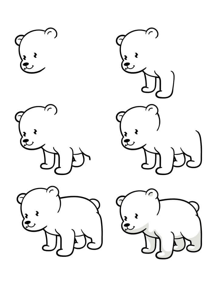 Jääkarhuideoita (22) piirustus