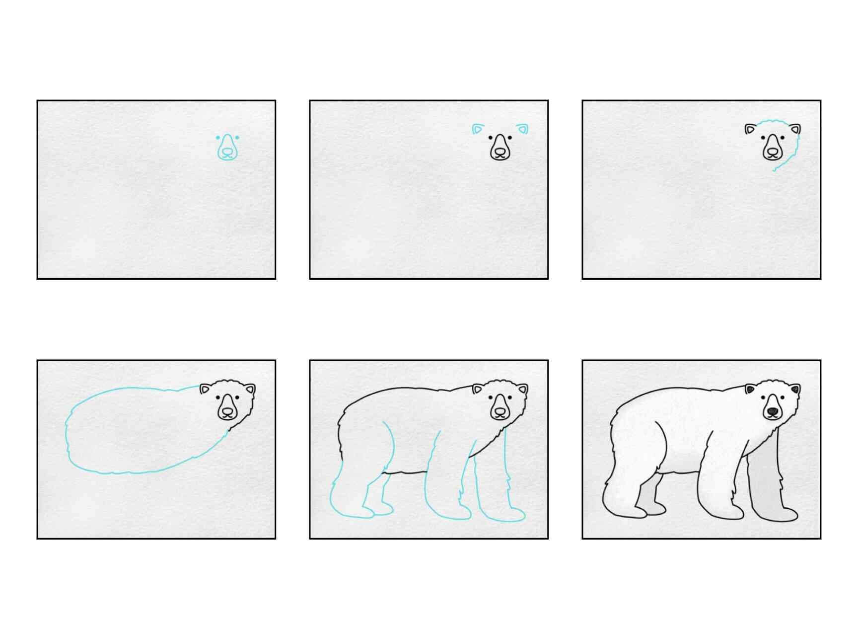 Jääkarhuideoita (23) piirustus