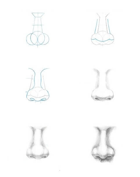 Nenä idea (25) piirustus