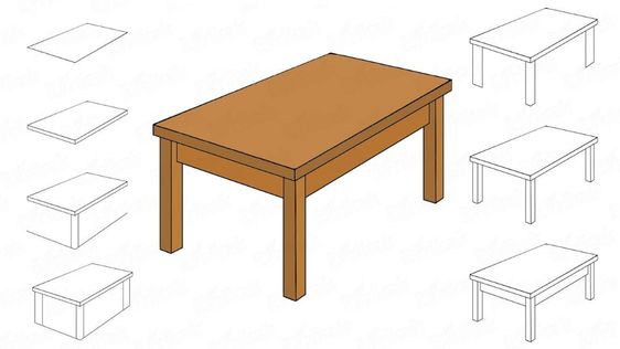 Pöytäideoita (4) piirustus