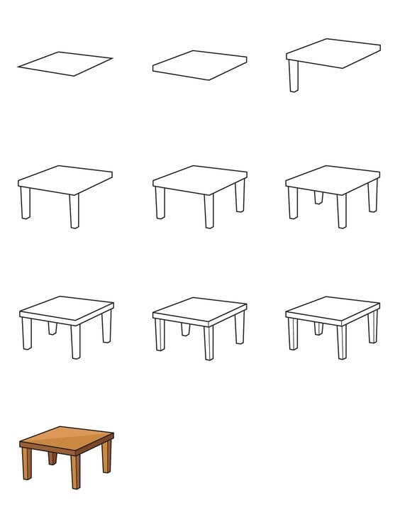 Pöytäideoita (7) piirustus