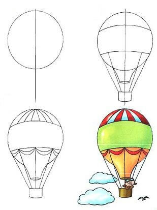 kuumailmapallo idea (1) piirustus