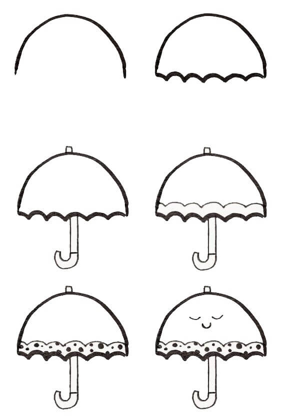 Sateenvarjo idea (1) piirustus