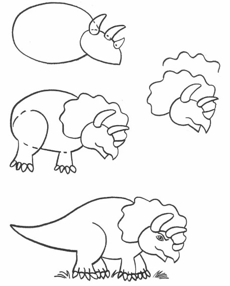 Triceratops idea (38) piirustus