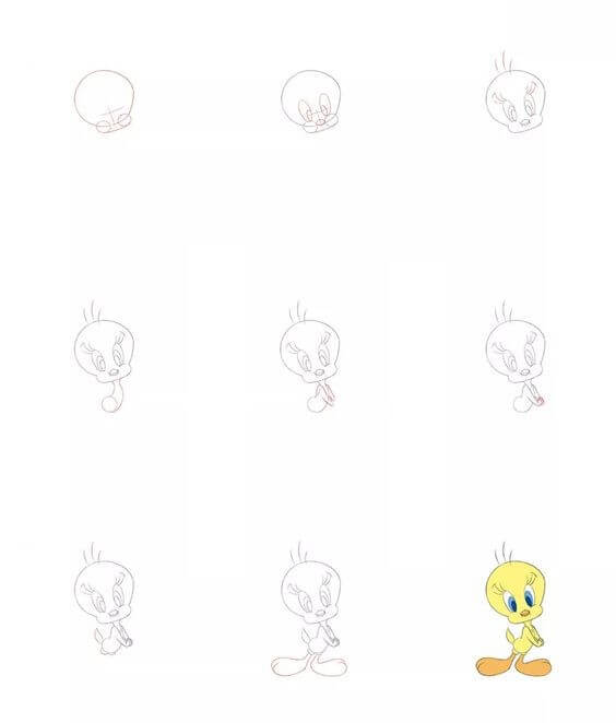 Tweety Bird -idea (1) piirustus