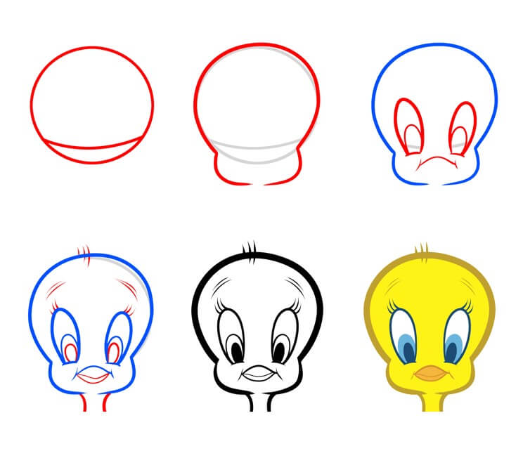 Tweety Bird -idea (14) piirustus