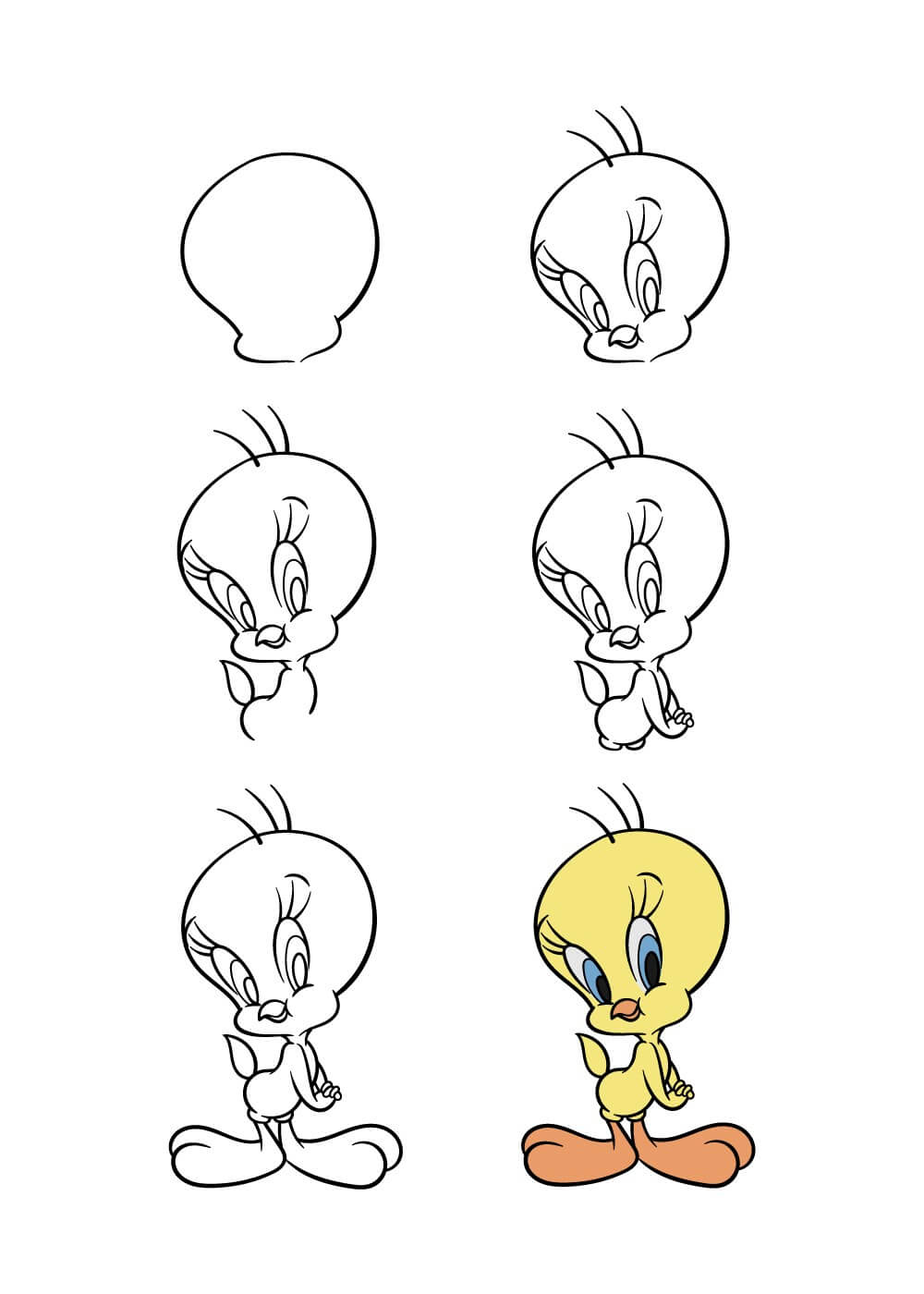 Tweety Bird -idea (15) piirustus