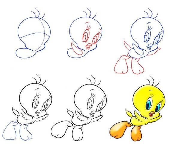 Tweety Bird -idea (5) piirustus