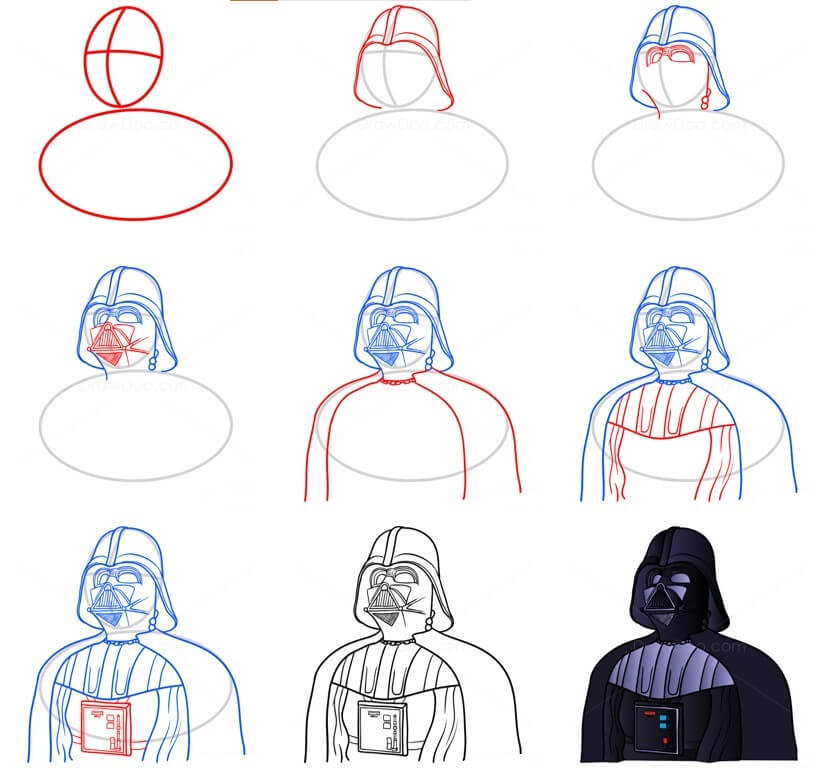 Darth vader piirustus