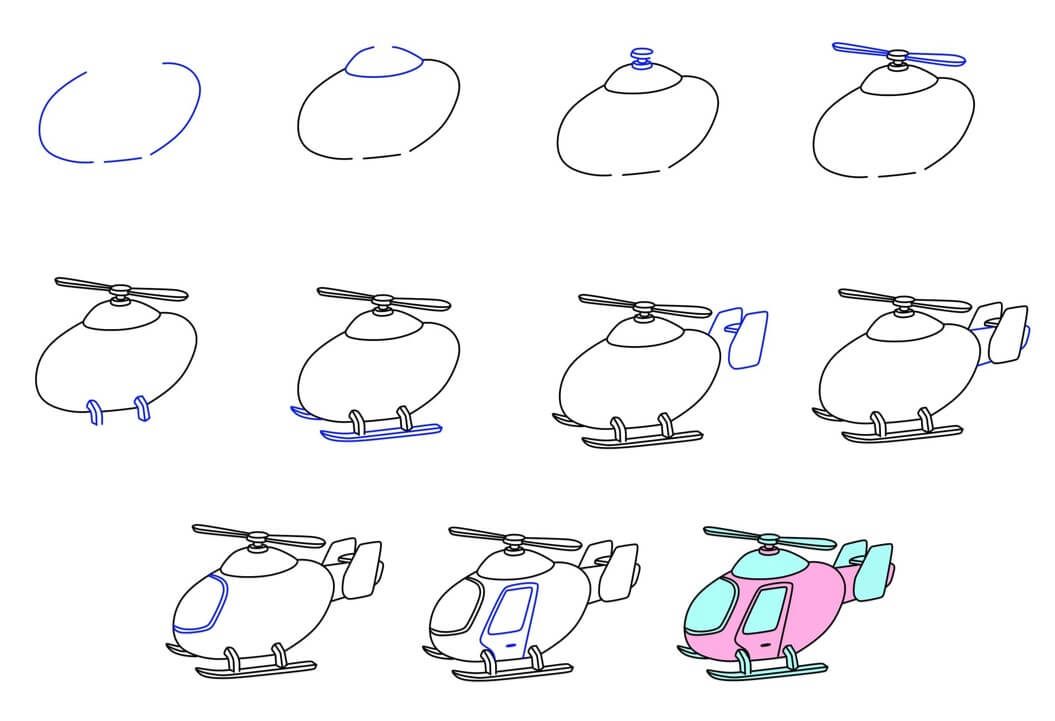 Helikopteri idea (27) piirustus