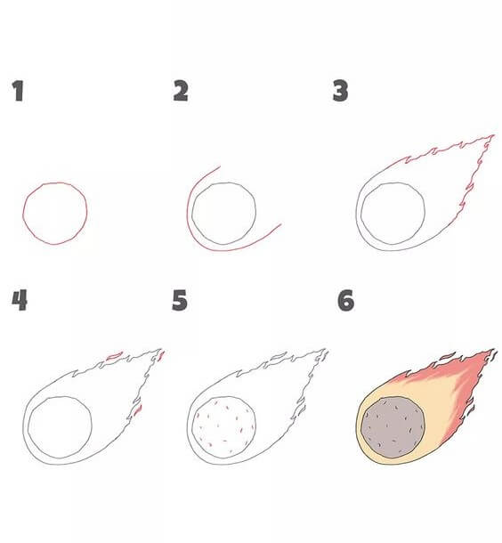 Komeetta idea (2) piirustus