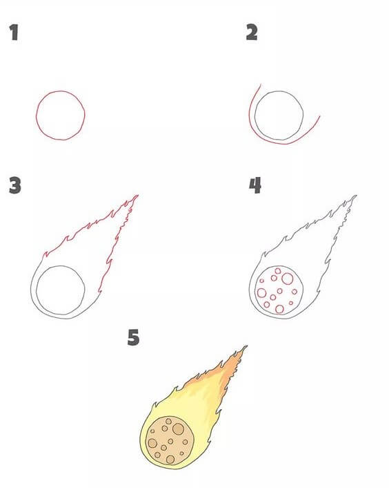 Komeetta idea (3) piirustus