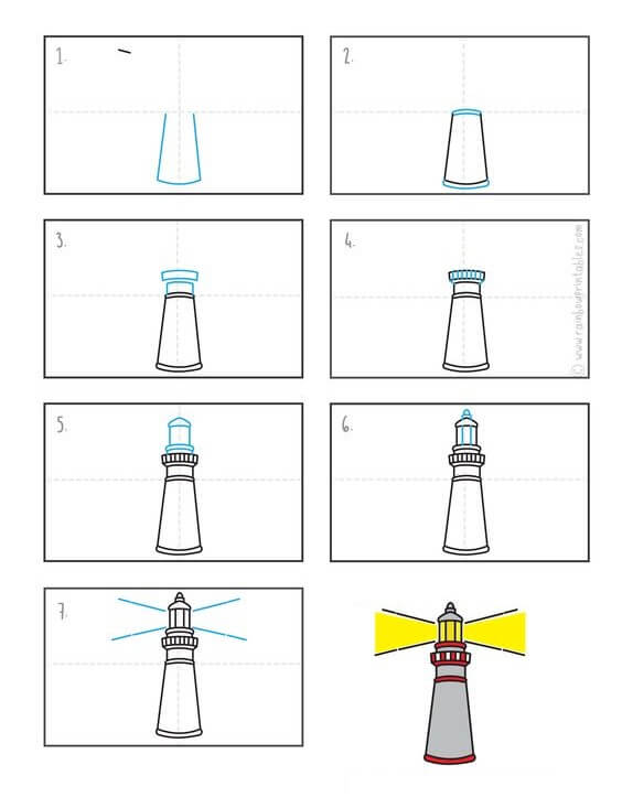 Majakkatornin idea (3) piirustus