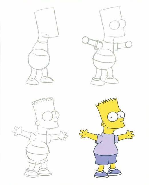 Bart simpson (1) piirustus