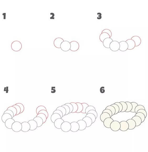 Ideoita kaulakoruihin (4) piirustus