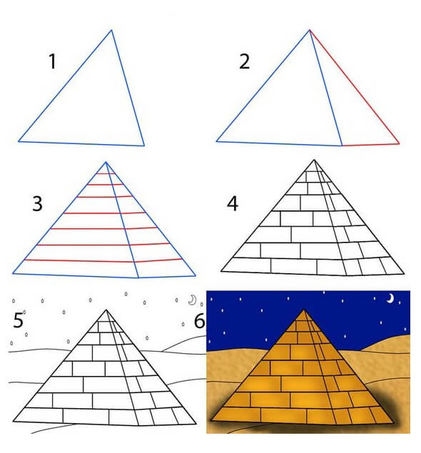 Pyramidi ideoita (4) piirustus