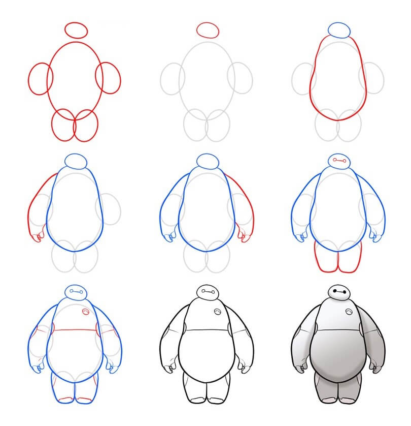 Baymax piirustus