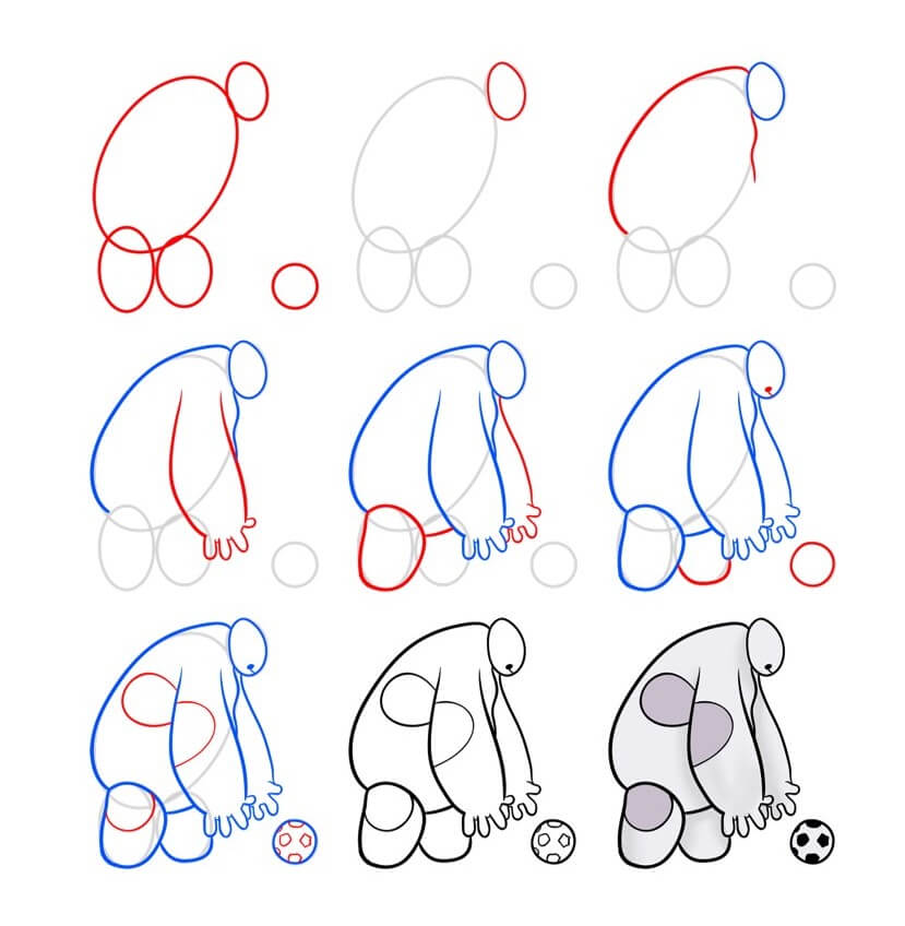 Baymax-ideoita (8) piirustus