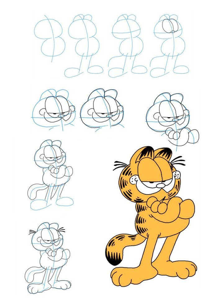 Garfield piirustus