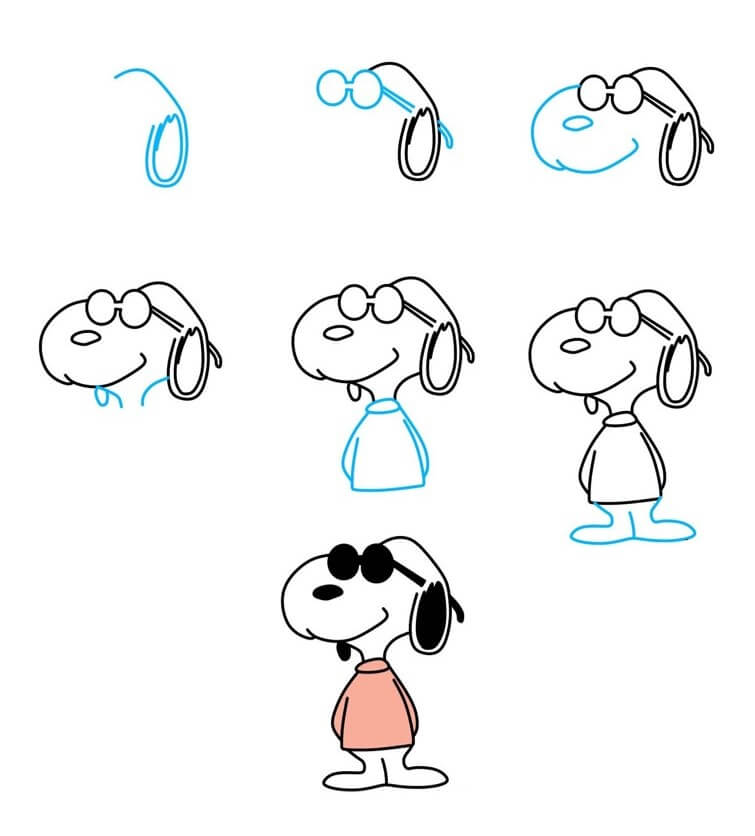 Snoopy ideoita (20) piirustus