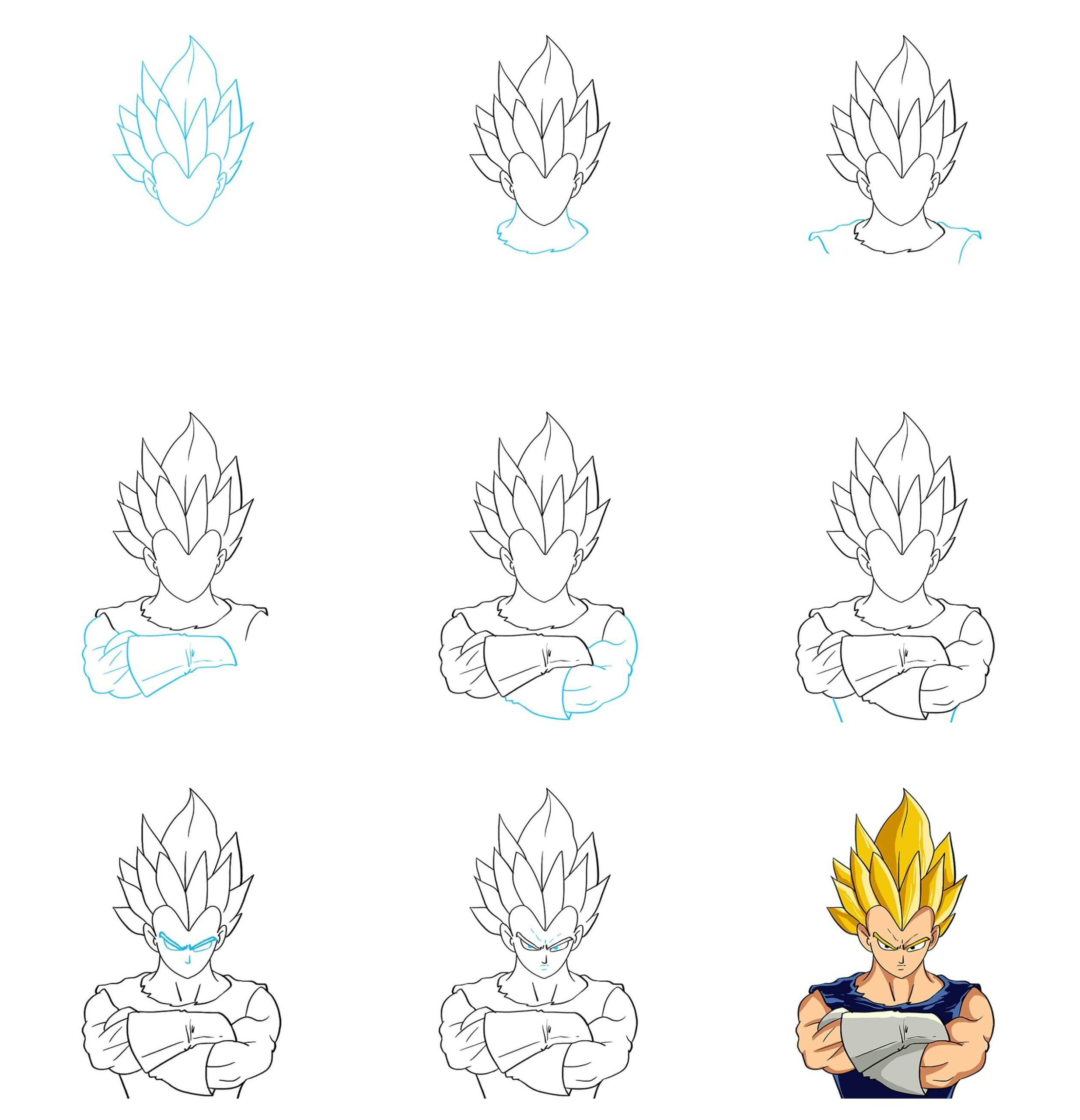 Vegeta piirustus