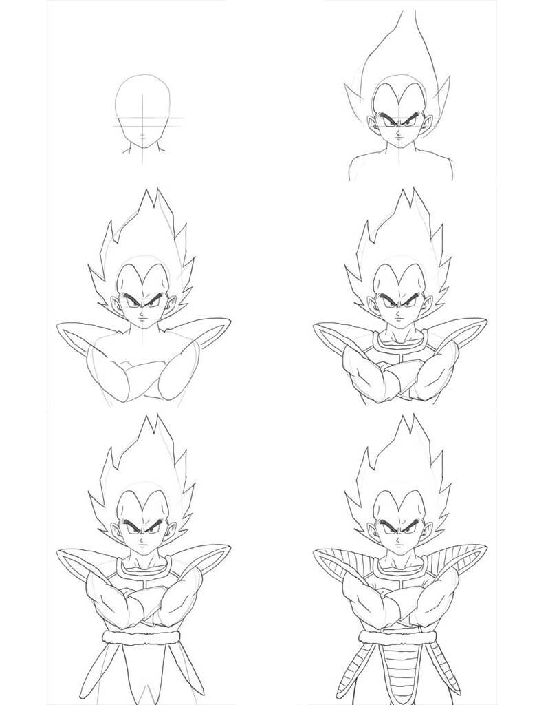 Vegeta idea (13) piirustus