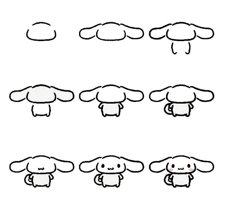 Cinnamoroll idea (3) piirustus