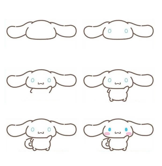 Cinnamoroll idea (4) piirustus