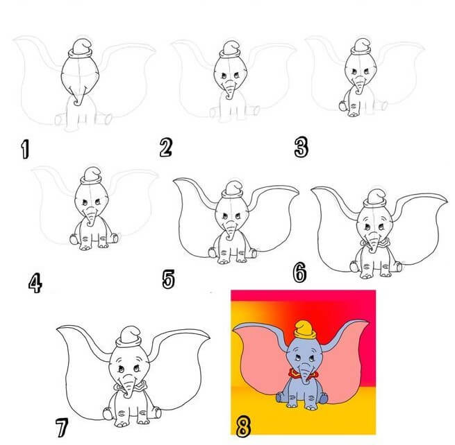 Dumbo idea (11) piirustus