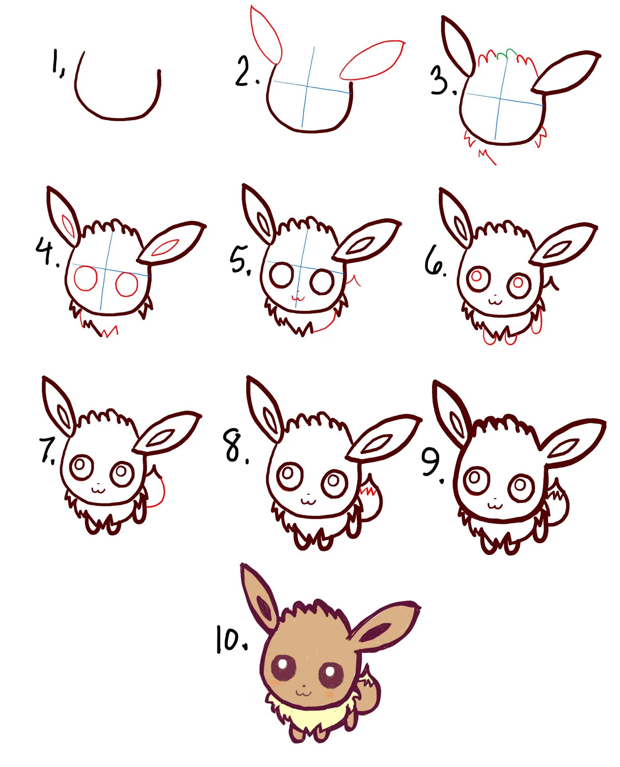 Eevee idea (1) piirustus