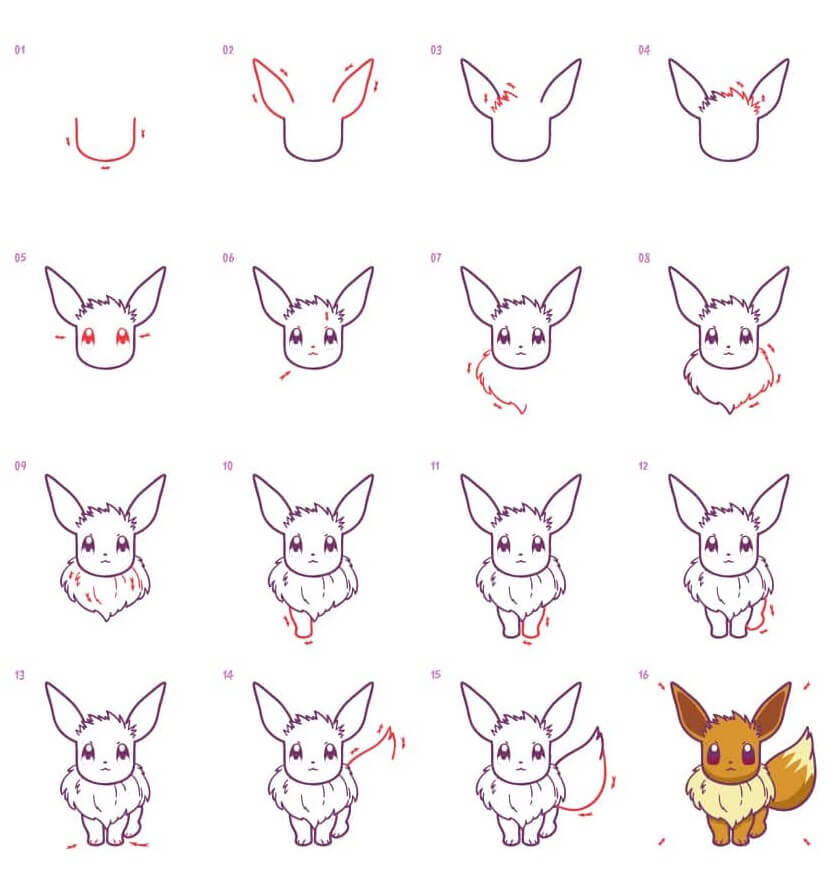 Eevee idea (10) piirustus