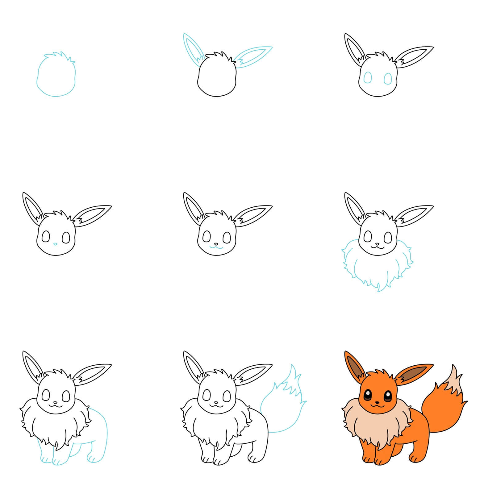 Eevee idea (2) piirustus