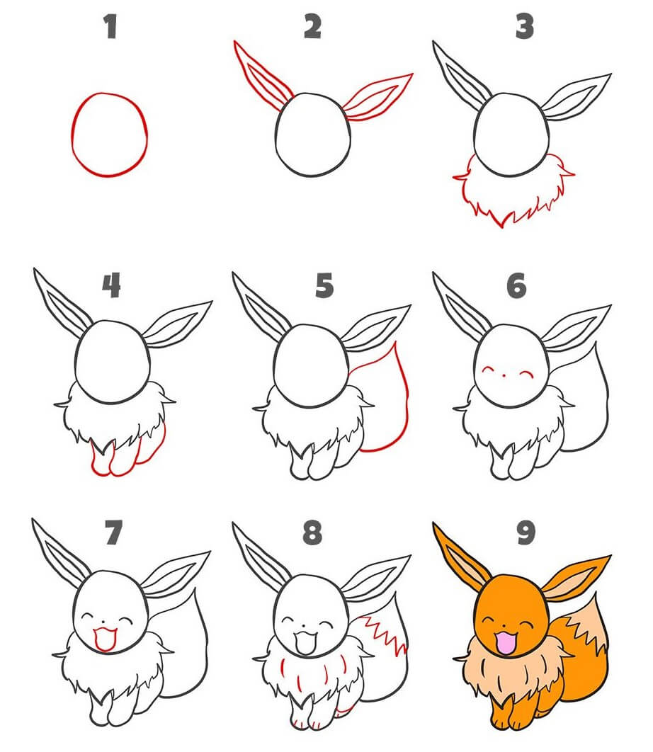 Eevee idea (4) piirustus