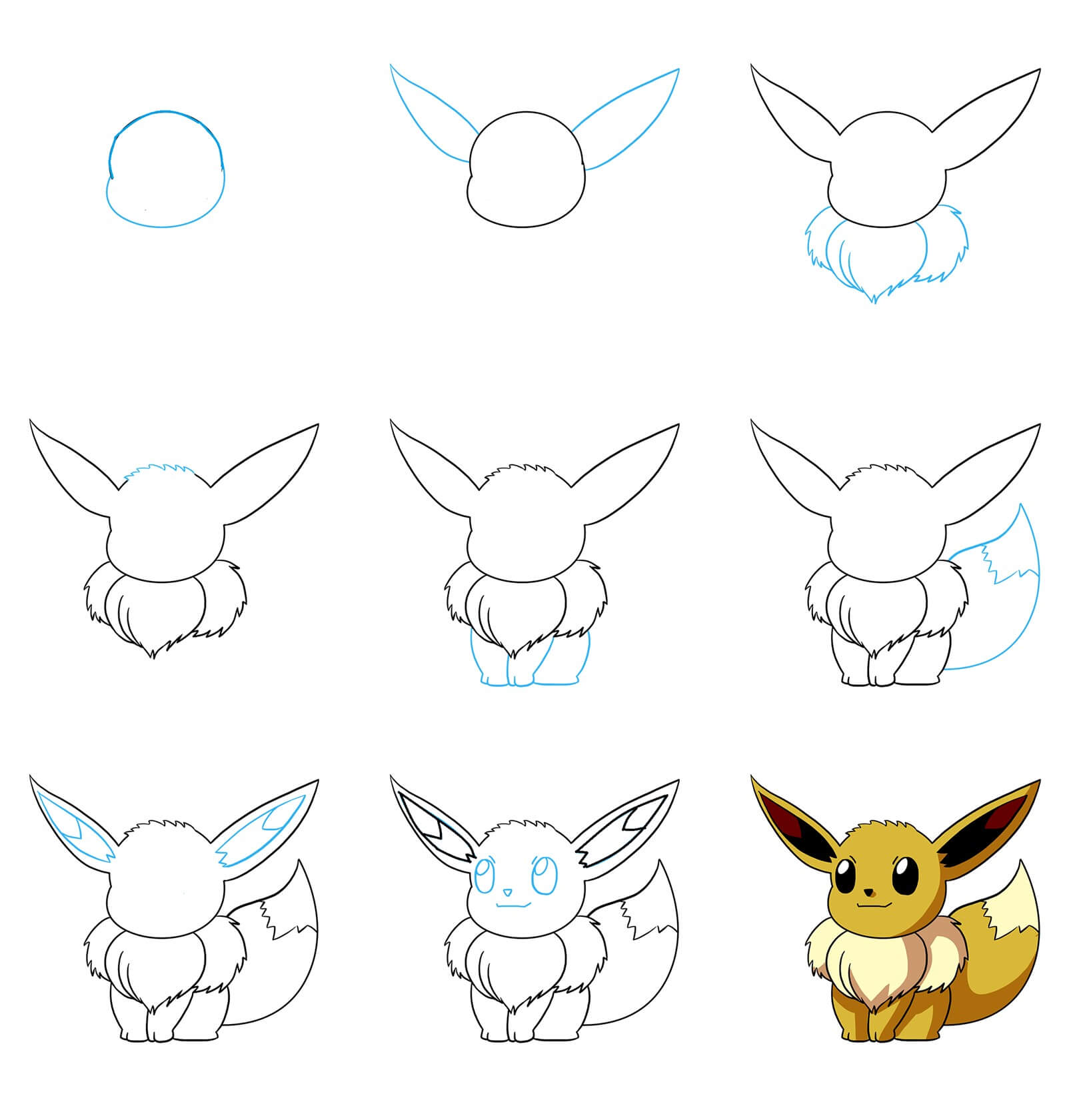 Eevee piirustus