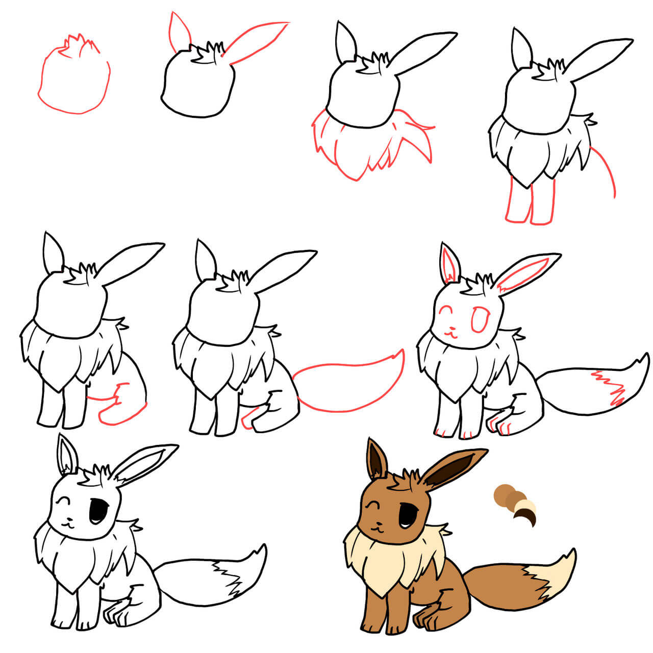 Eevee idea (9) piirustus