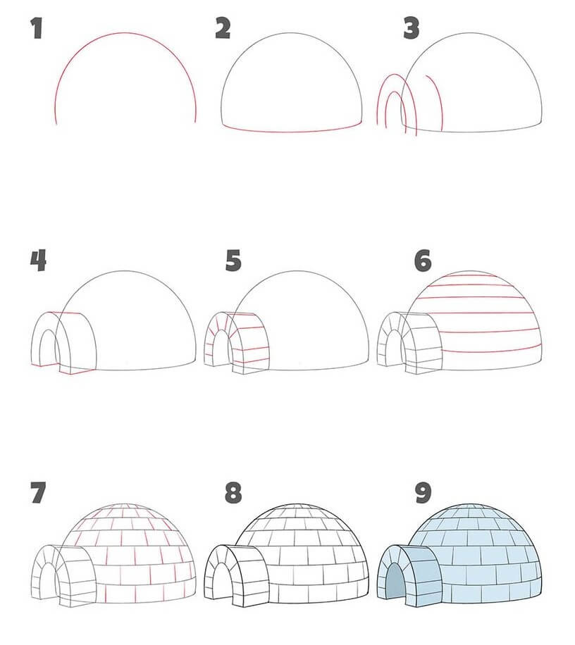 Iglu ideoita (11) piirustus