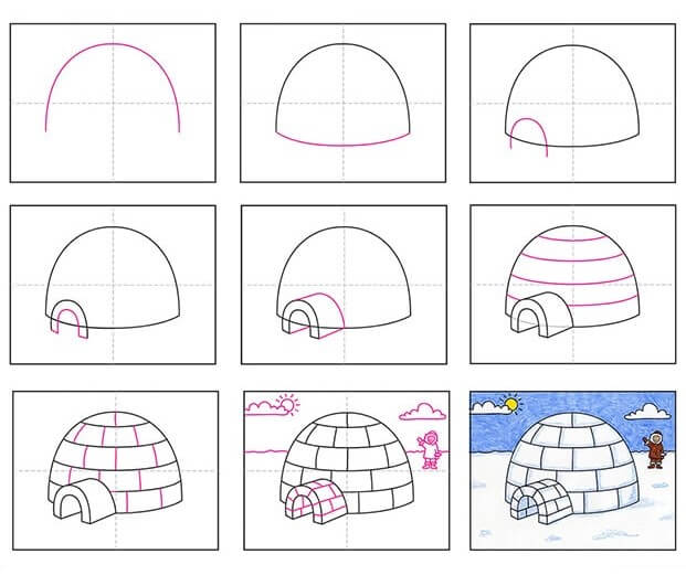 Iglu ideoita (14) piirustus