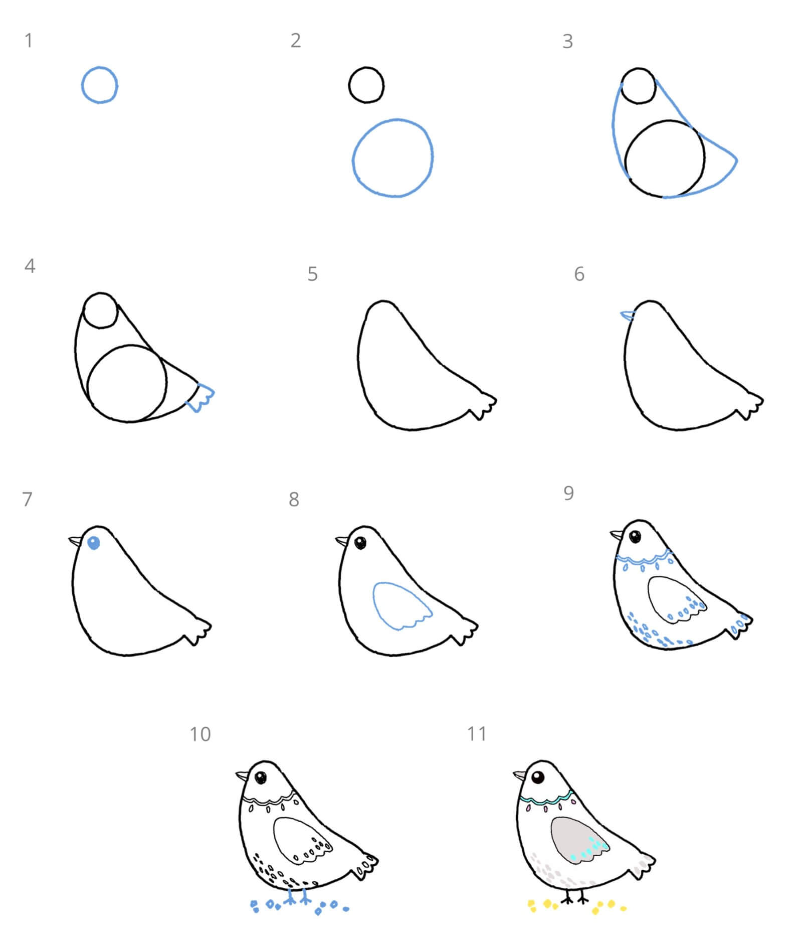 Kyyhkynen idea (9) piirustus